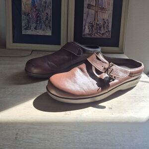 SAS Brown Leather Women's Loafers